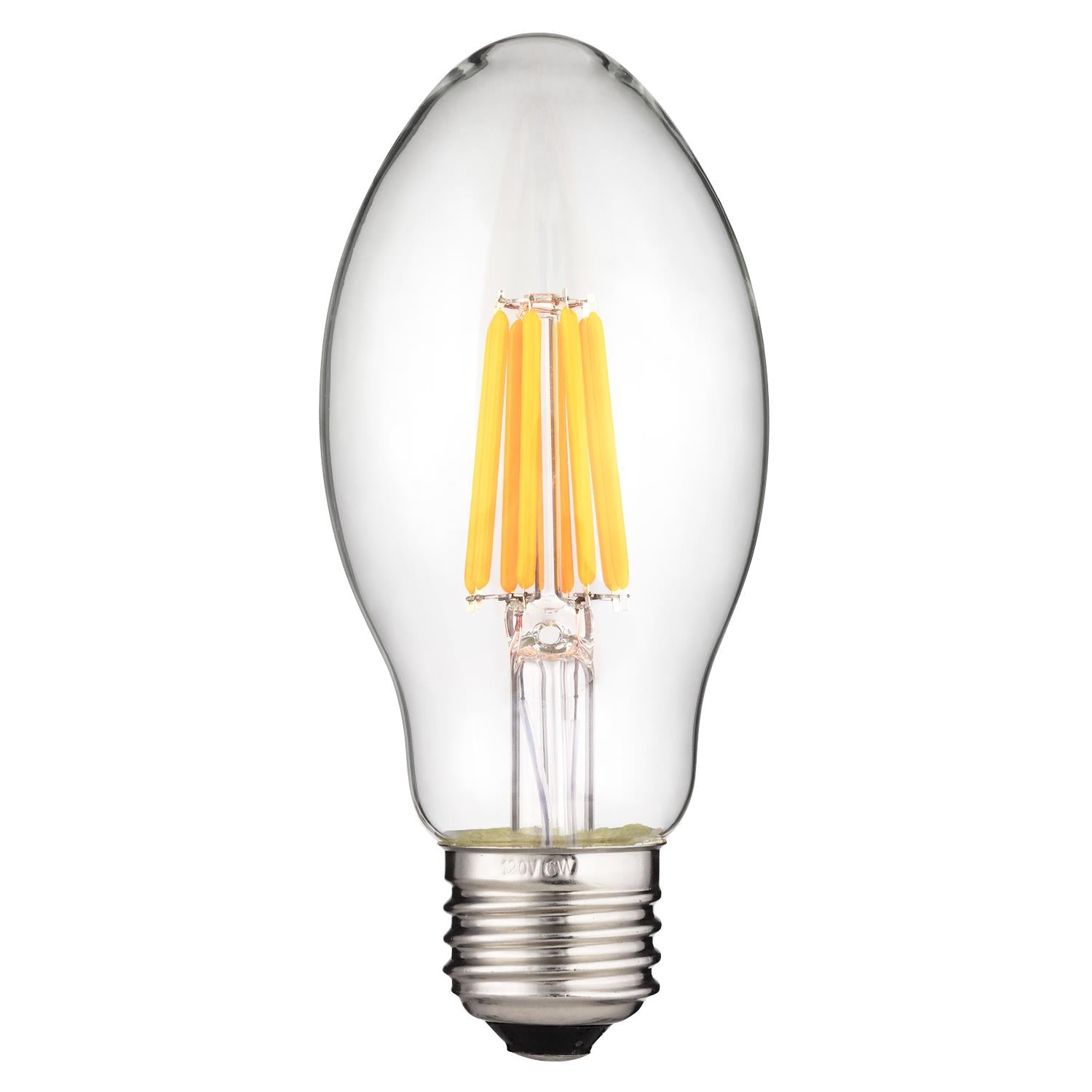 SUNLITE 80616-SU LED Vintage 6w Light Bulb Medium (E26) Base Warm White