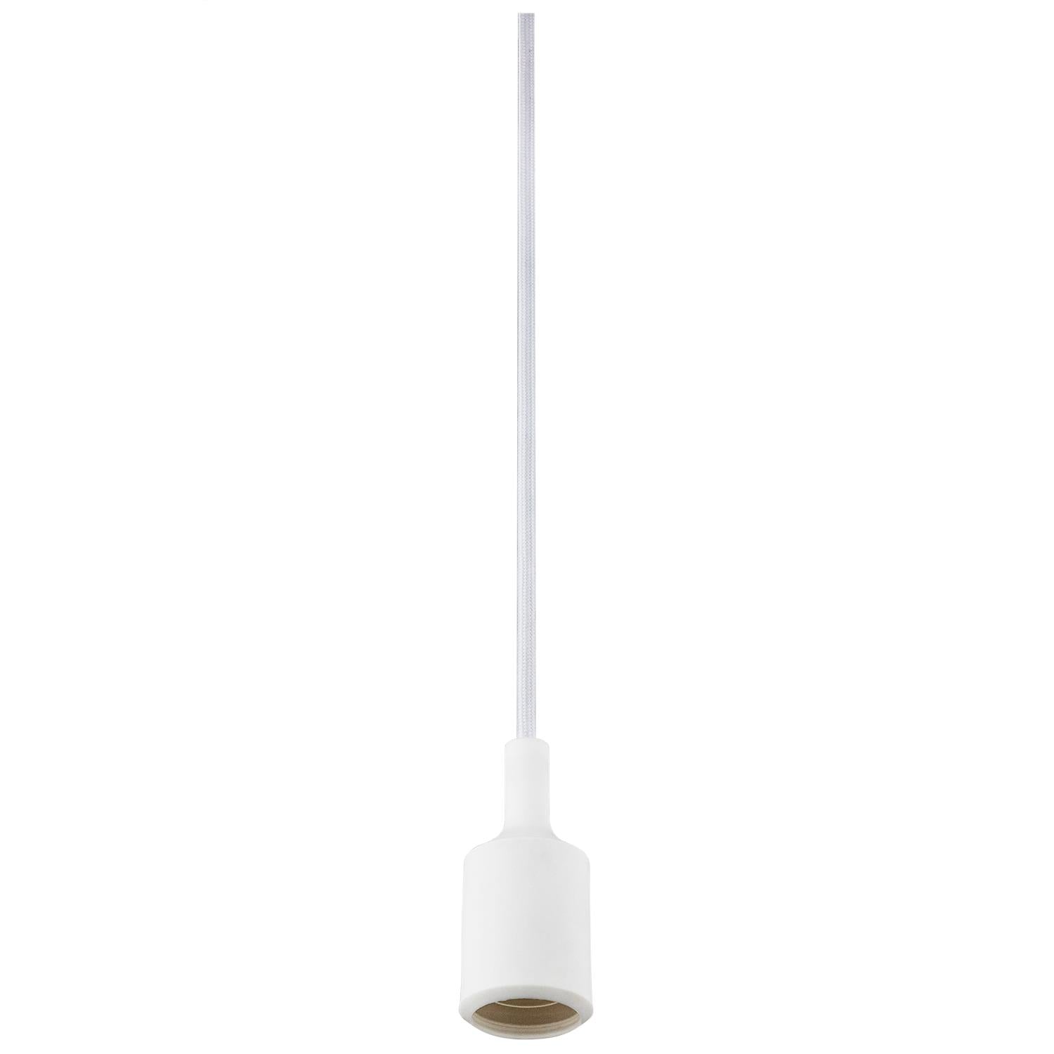 SUNLITE 80760-SU E26 UFO White Pendant Light Fixture