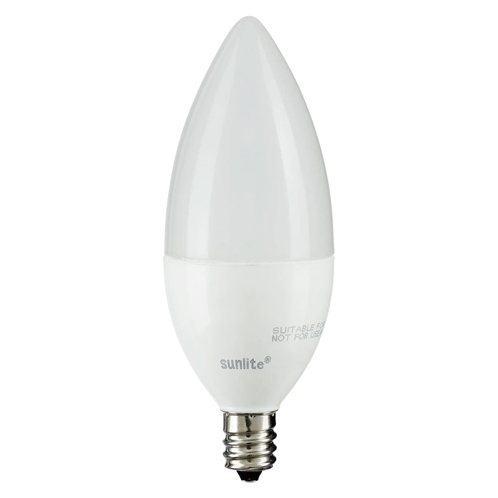 C7 LED Night Light Bulb, 7 Watt, Candelabra base, E12, 4000k