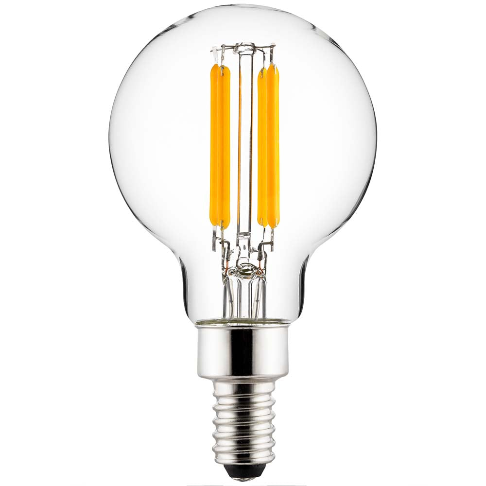 geschiedenis Verzending Pamflet Sunlite LED G16.5 Globe Light Bulb 5w E12 Candelabra Base 5000K - Supe –  BulbAmerica