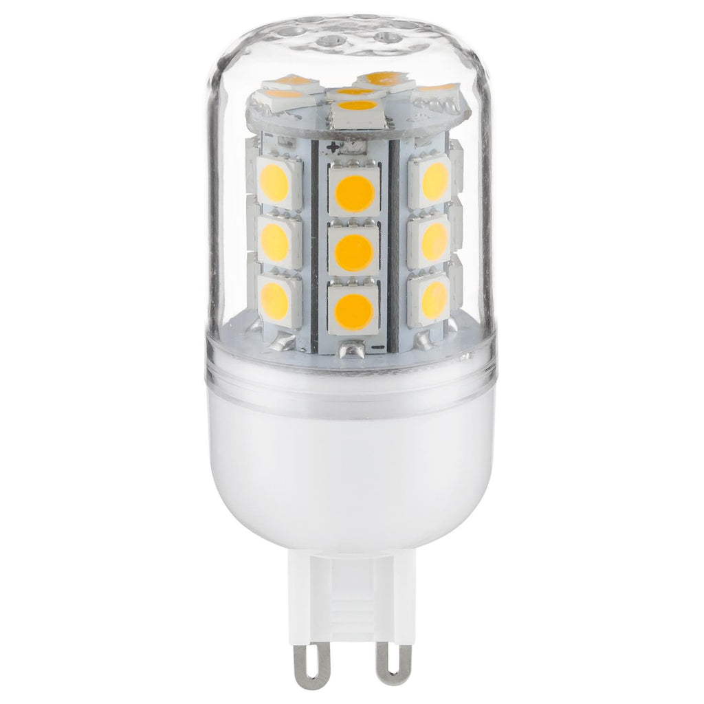 Sunlite 80816-SU LED 3w Retrofit G9 Light Bulbs Dimmable 3000K Wh – BulbAmerica