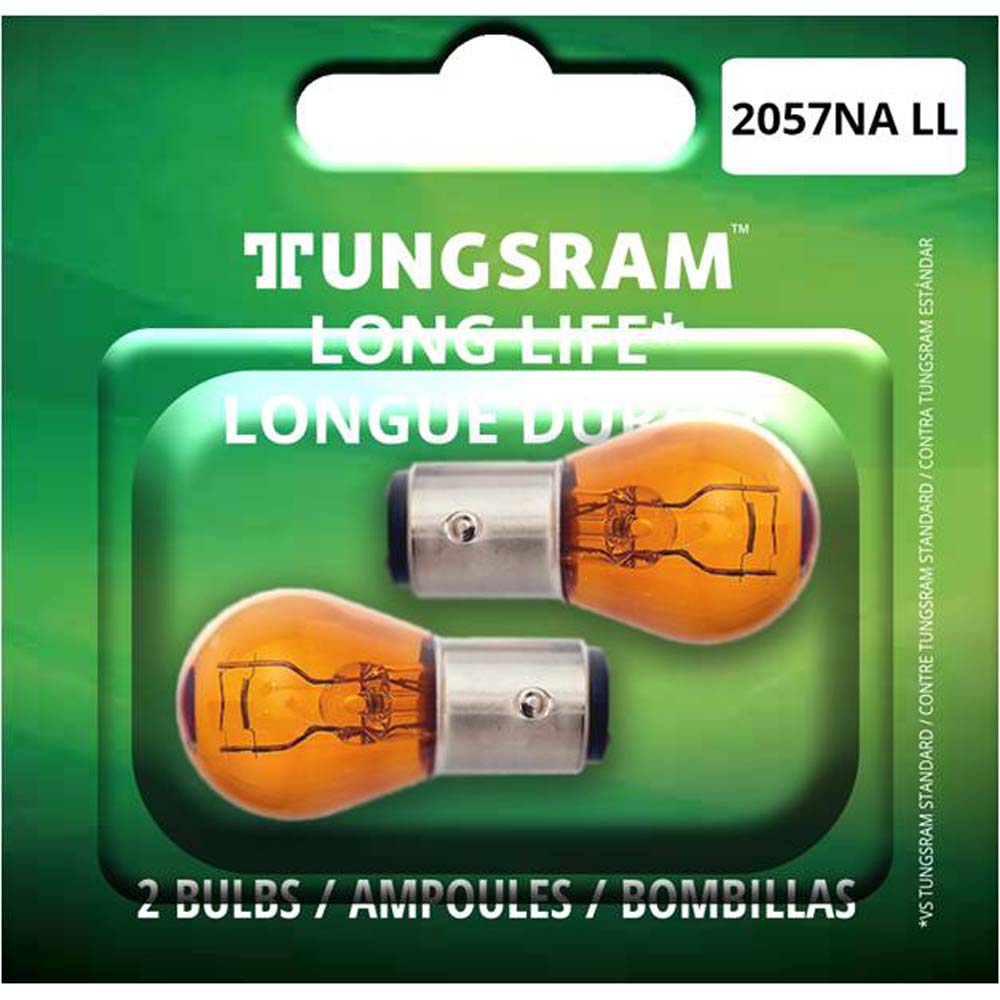 2Pk - Tungsram 2057NALL Long Life Miniatures Automotive Bulb