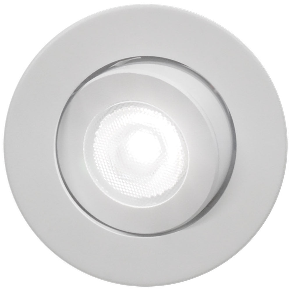 NICOR 2 in. LED Gimbal Downlight in White, 4000K