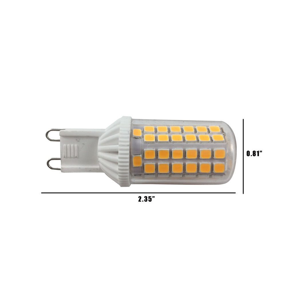waarom prieel vochtigheid BulbAmerica 5W G9 LED 2700K Warm 530Lm Dimmable 120V Non-Flicker Bulb