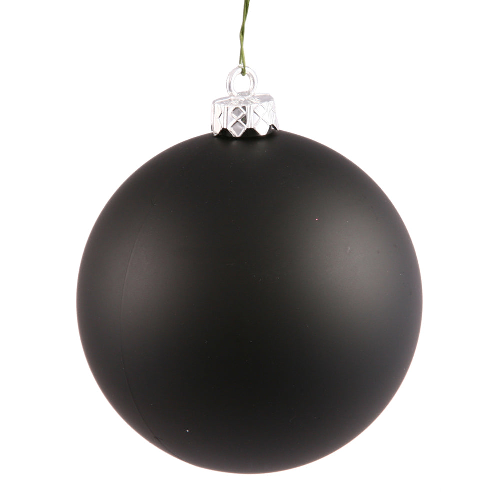 Vickerman 2.75 in. Black Matte Ball Christmas Ornament