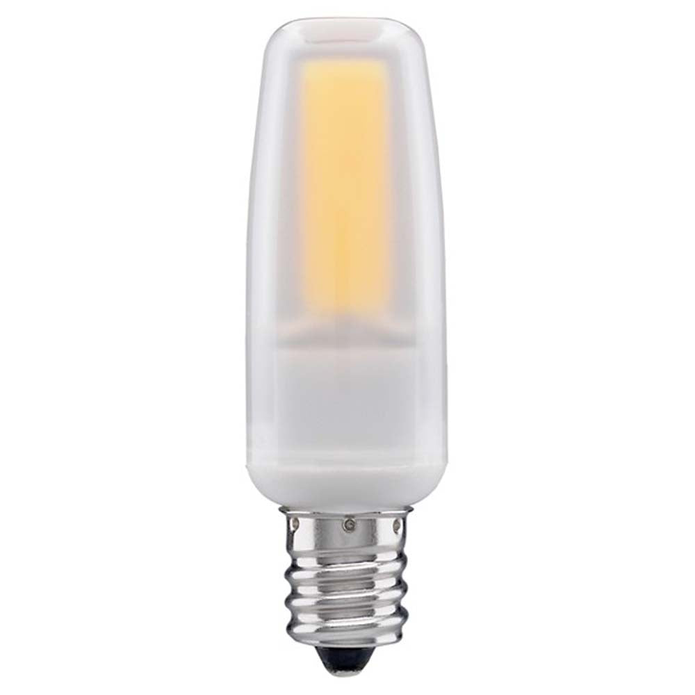 Satco 4watt LED E12 Candelabra base 3000K Dimmable Frosted 120-130v Light Bulb