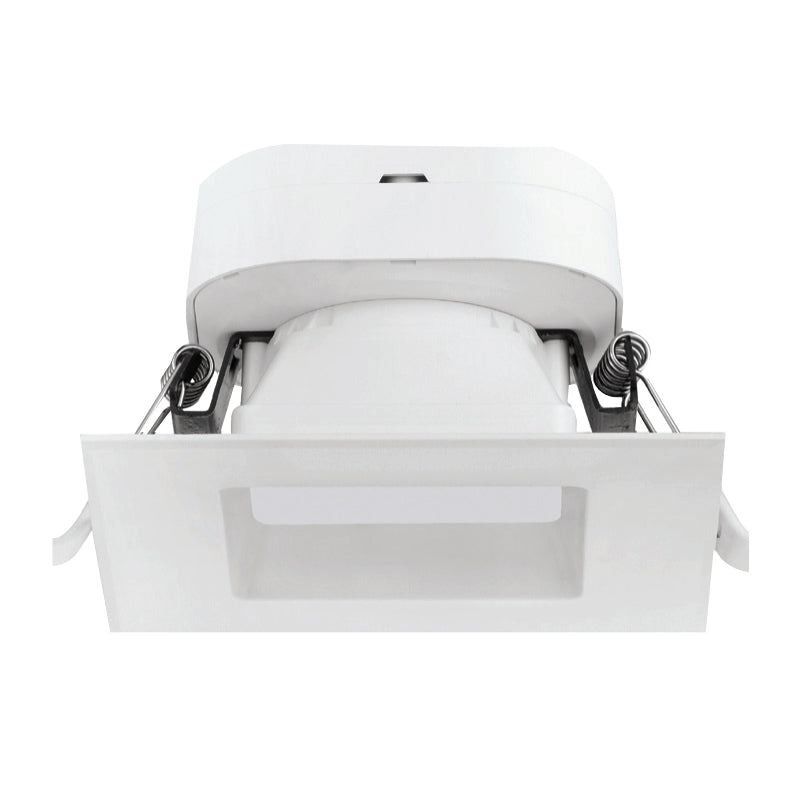 Satco 4" 7w Square LED Direct Wire Downlight - 5000K - Natural, White Finish