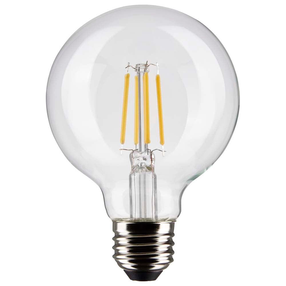 Satco 4.5w G25 Globe Filament LED 3000K Medium Base Dimmable - 40w equiv