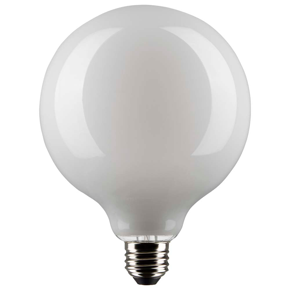 Satco 4.5w G40 Globe Filament LED 4000K Medium Base White Dimmable - 40w equiv