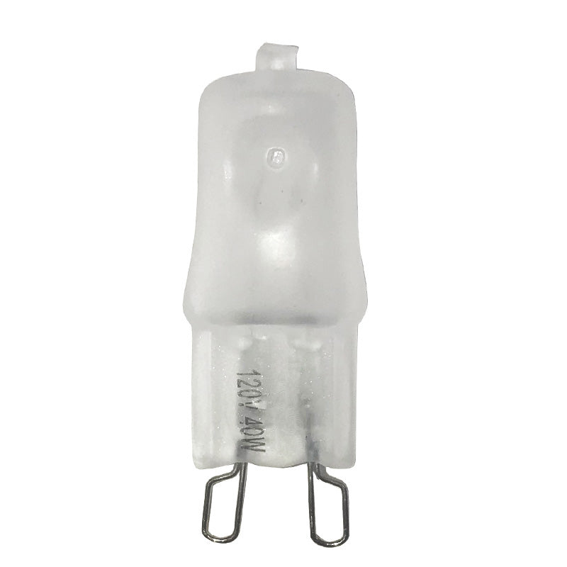 Satco S4358 40W 120V G9 base Frost halogen light bulb