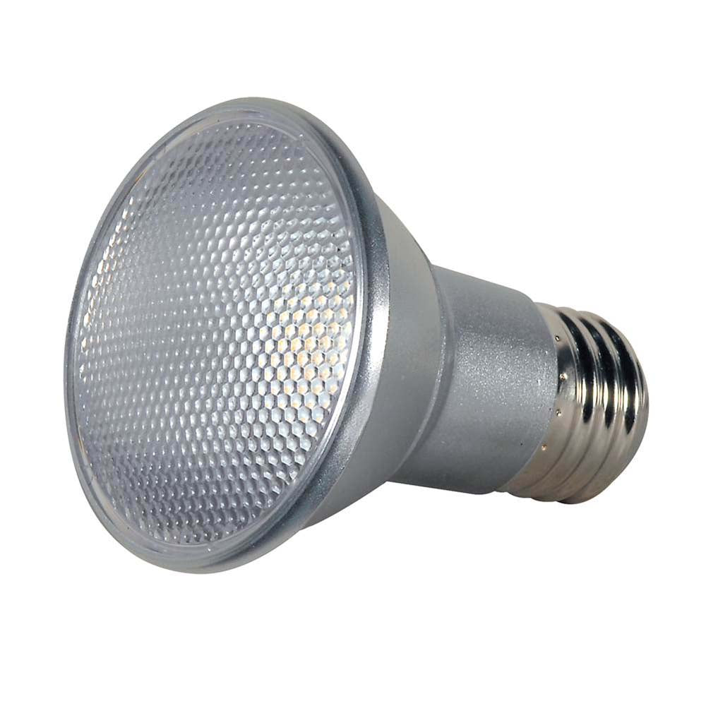 Satco 7w PAR20 LED 3000K 40 deg. beam spread Medium base 120 volts