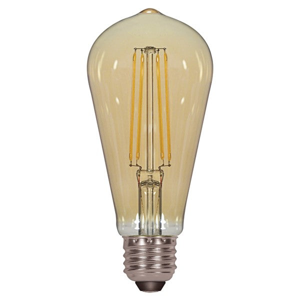 Satco 4.5w ST19 Antique LED Amber 2200K 380Lm Light Bulb