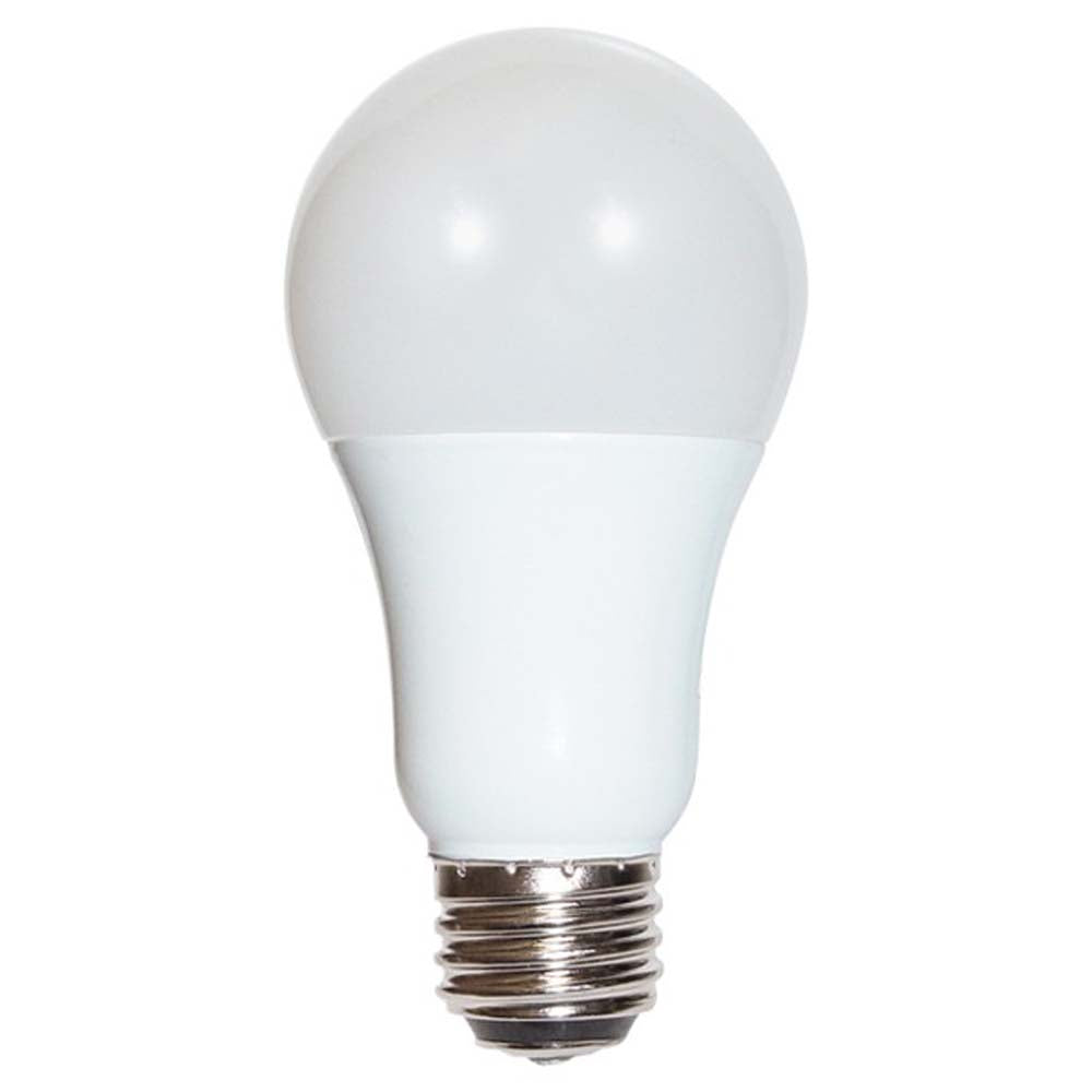 Satco 3-Way LED 3/9/12w A19 3000K Soft White Non-Dimmable Bulb