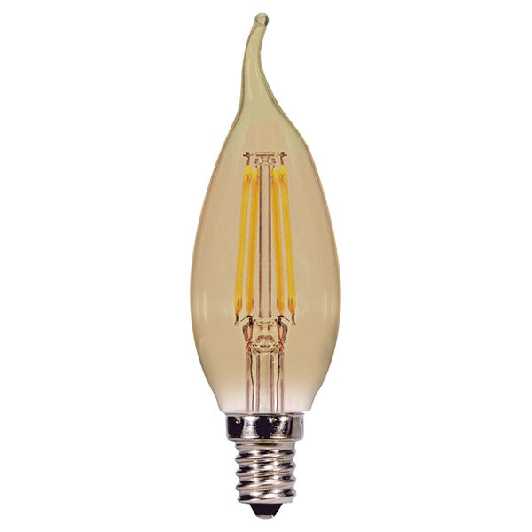 Antique Filament LED 4.5 Watt 2200K CA11 E12 Base Bulb - 40w equiv.