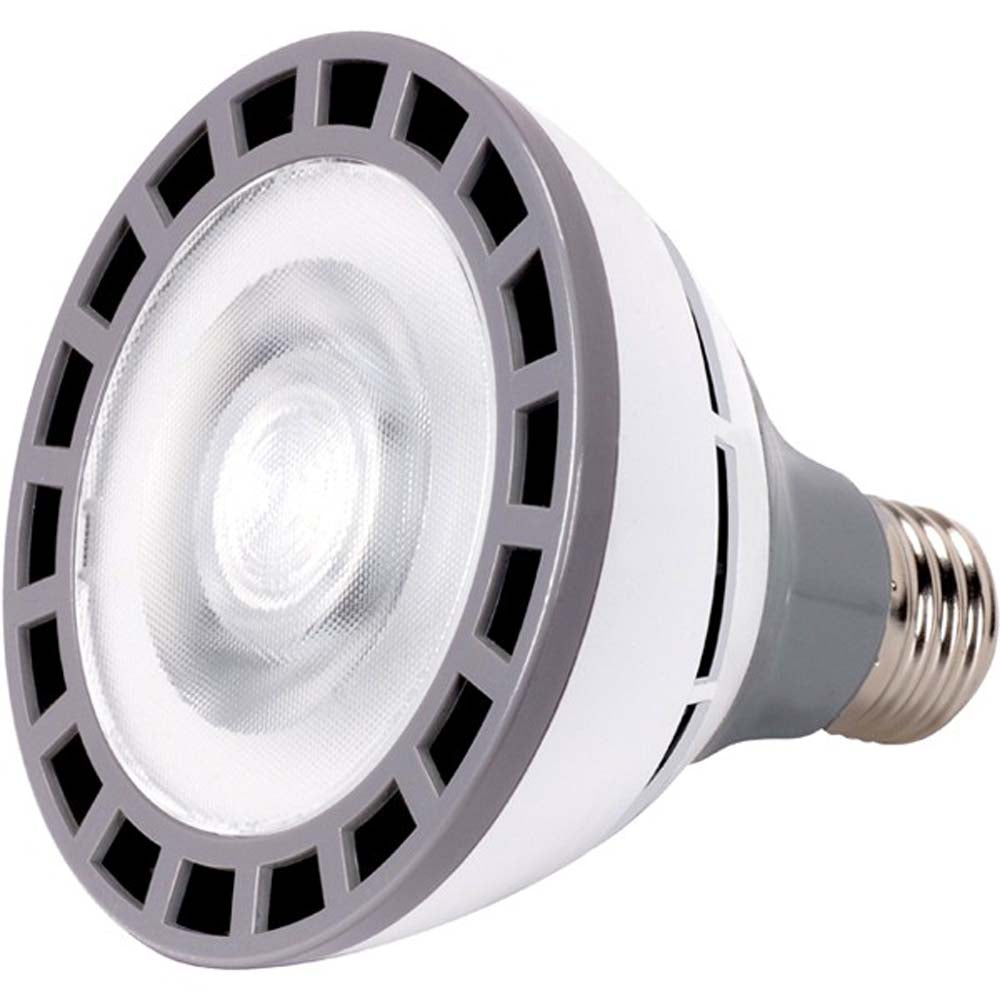 12W LED PAR30 100-277V 3000K Soft White Hi-Pro NFL 25d Non-Dimmable Bulb