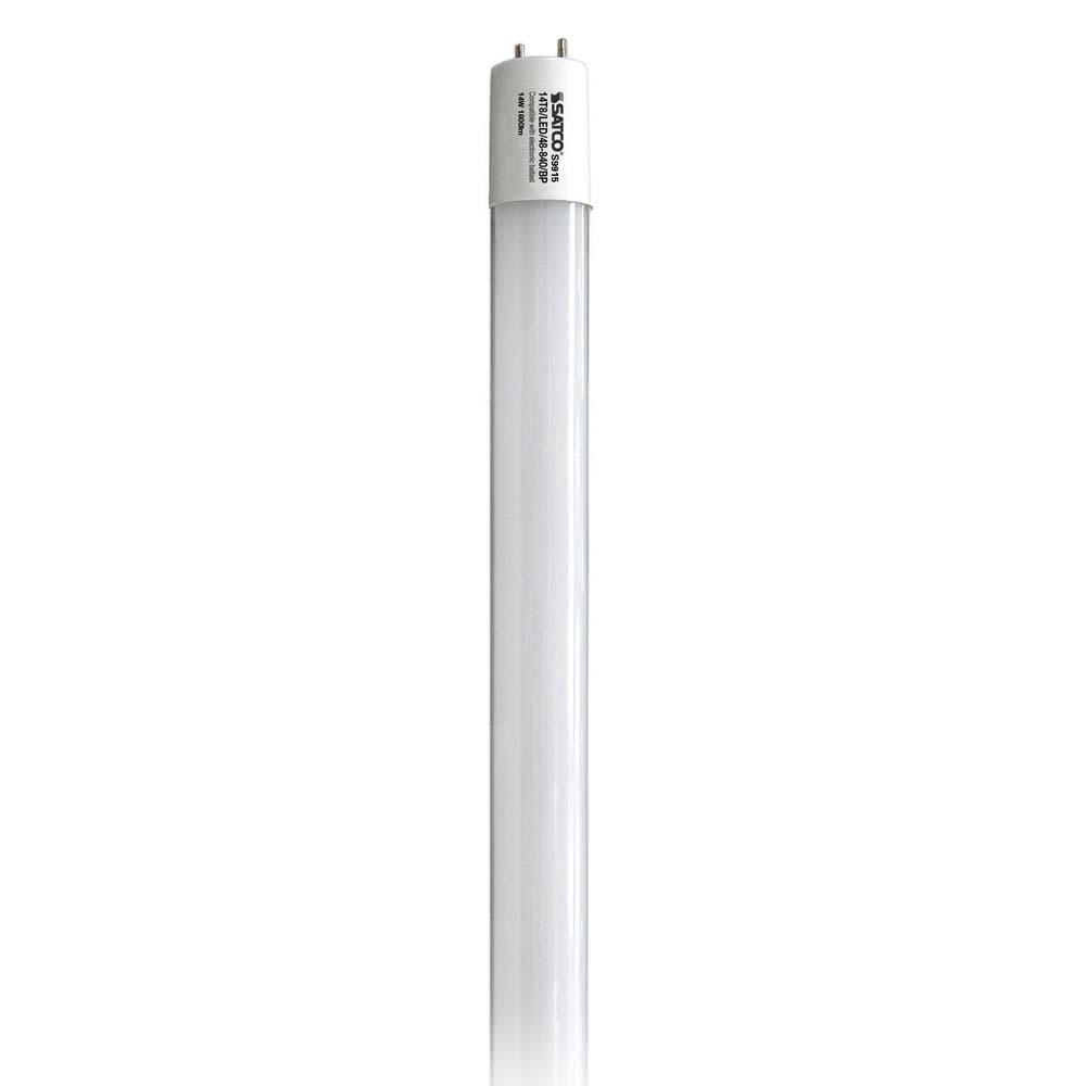 Satco 10Pk. 14w T8 LED Medium bi-pin base 4000K 1800 lumens