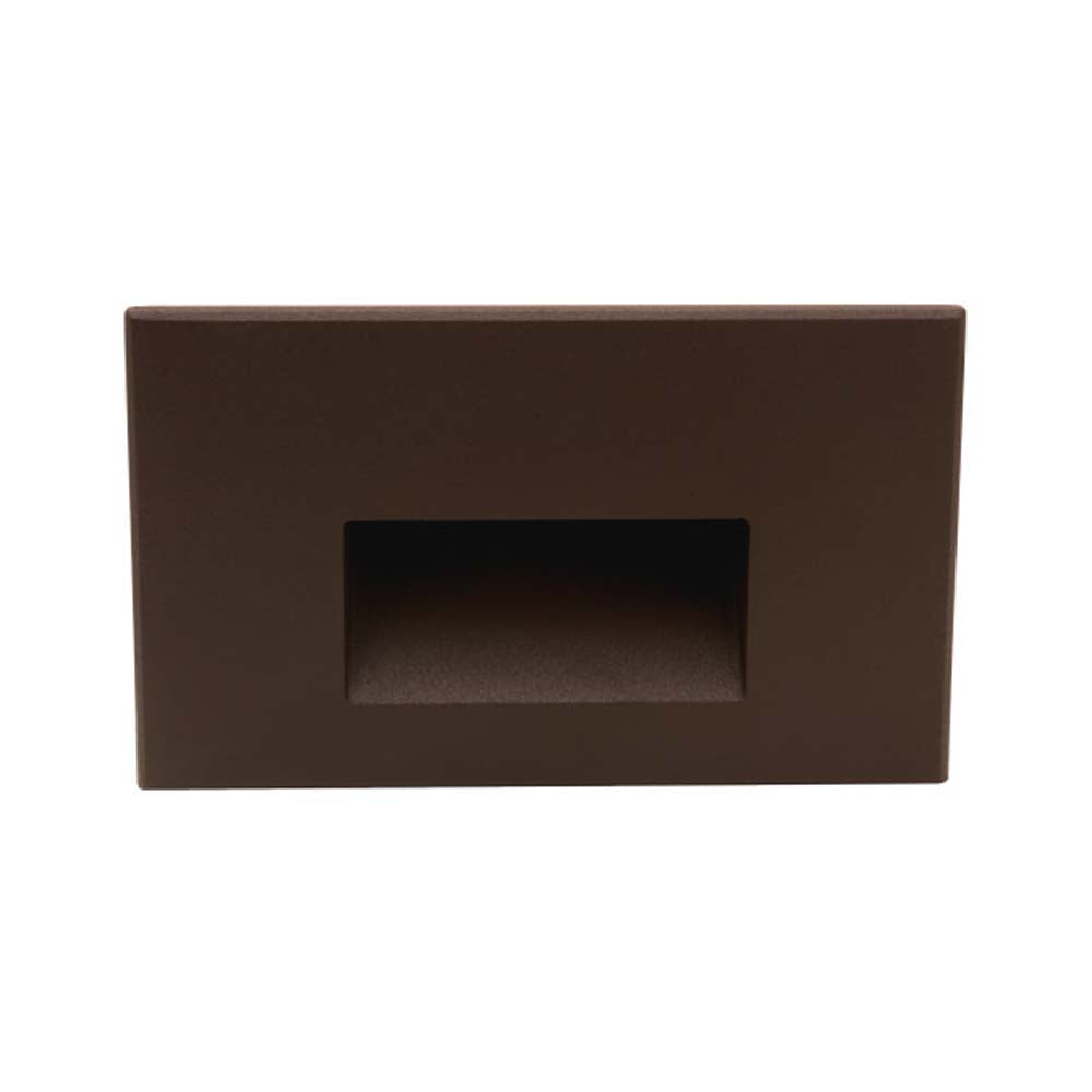 STW Series Horizontal Wet Location LED Step Light Bronze