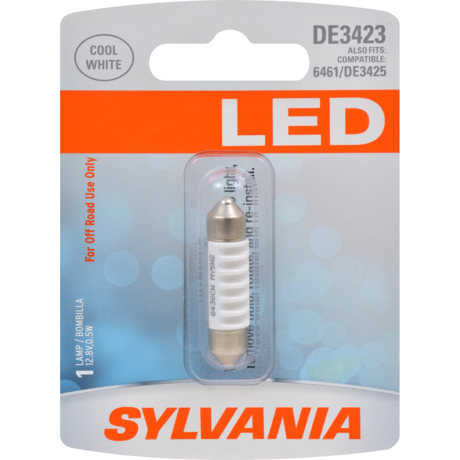 SYLVANIA DE3423 36mm Festoon White LED Automotive Bulb