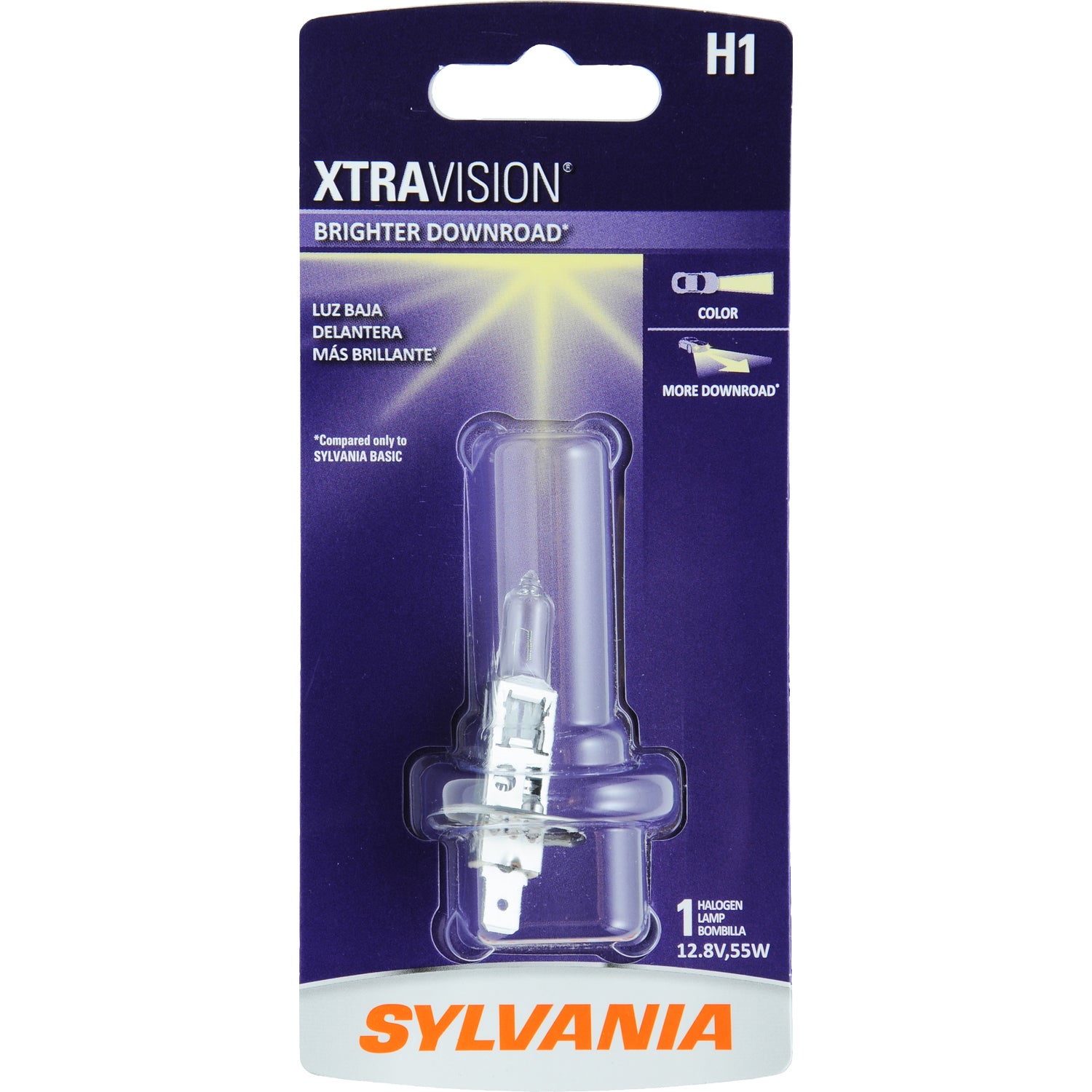 OSRAM Lumiere halogene H1 64150 55W 12V P14, 5S : : Auto et Moto