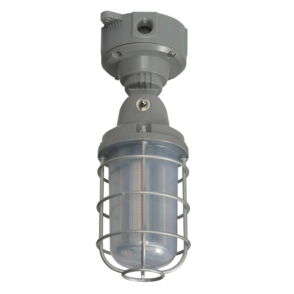 Nuvo Lighting 20w LED Adjustable Vapor Tight in Gray Finish 3000k