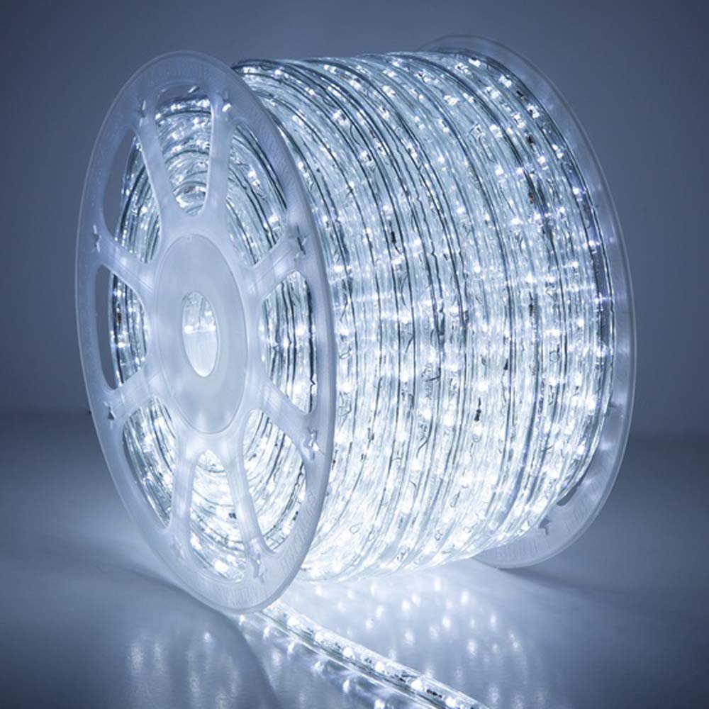 WinterGreen 150 ft Cool White LED Rope Light 2-Wire 120 Volt