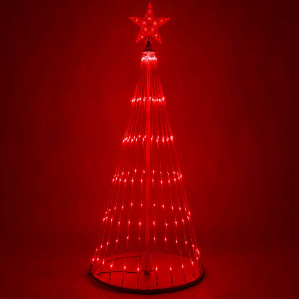 12-ft. Red LED Animated Outdoor Lightshow Christmas Tree