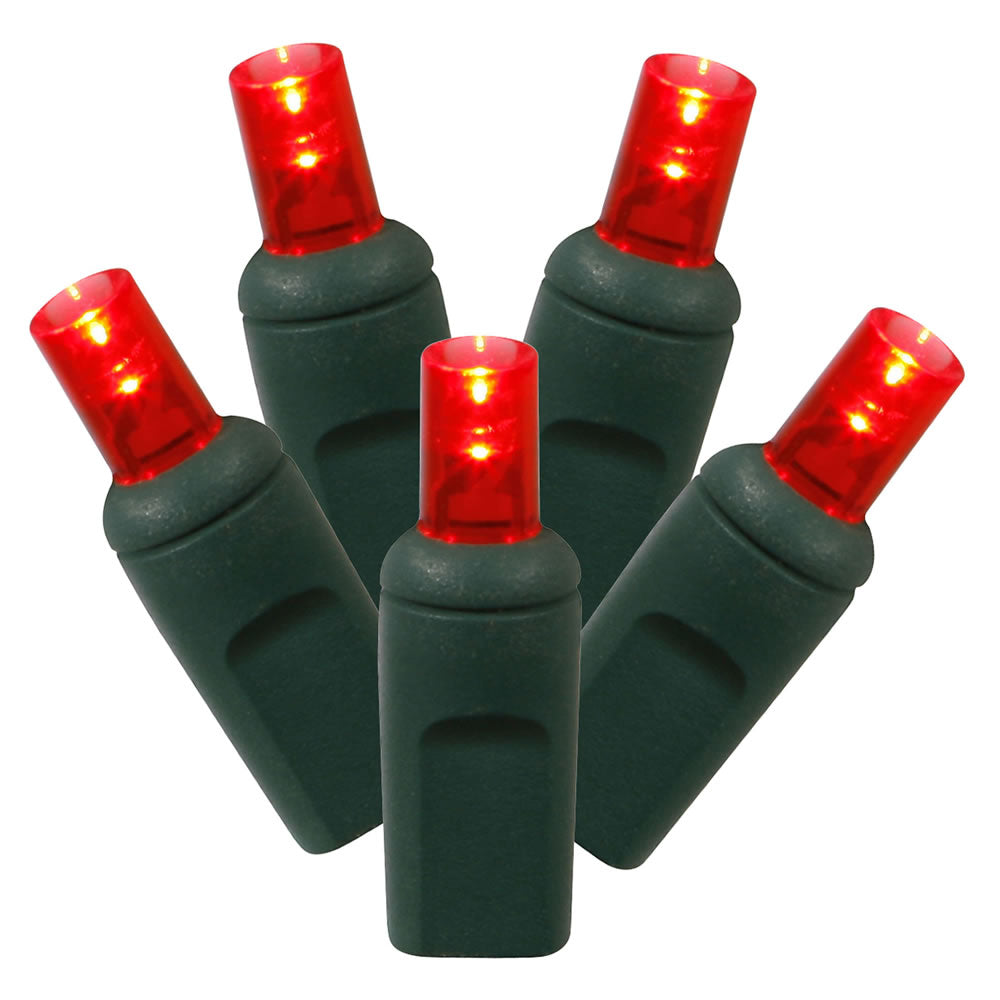 100Lt Red LED / Green Wire WA EC Set 1Pc 6in. x50 ft.