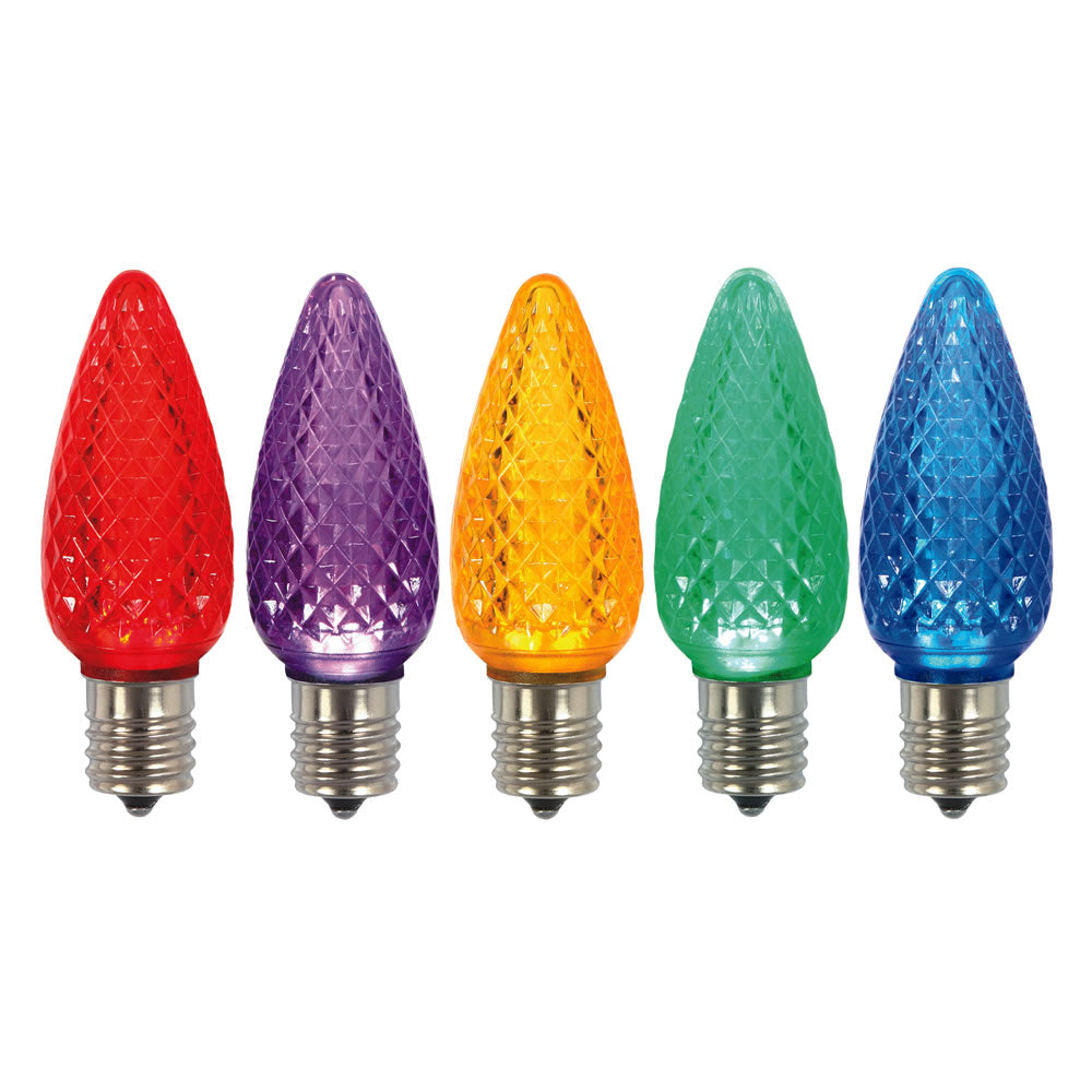 25PK - Vickerman C9 Faceted LED Multi Bulb 0.96W