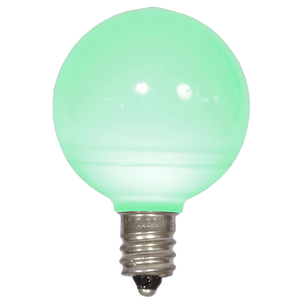 25PK - Vickerman Green Ceramic G40 LED Replacement Bulb