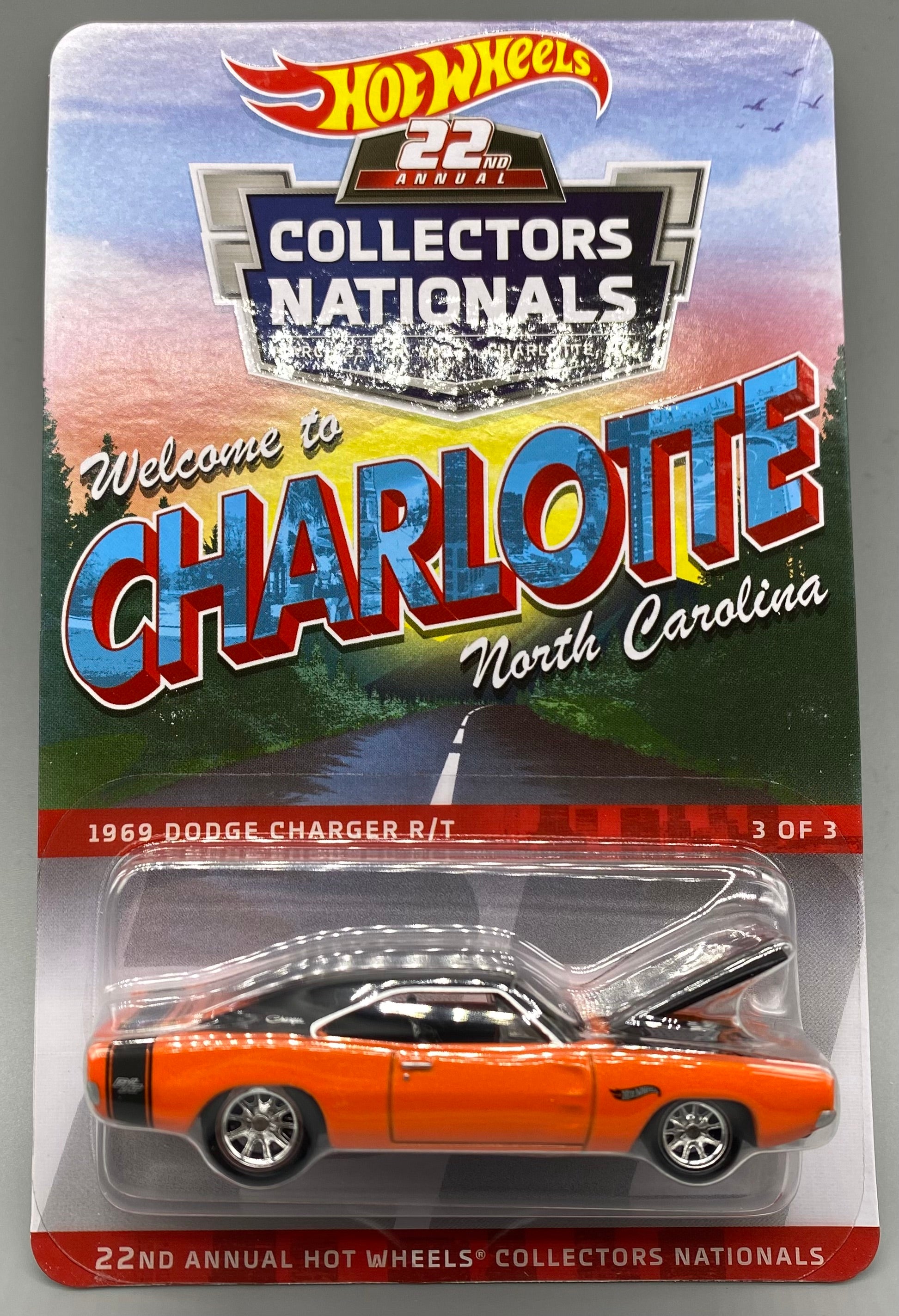 Hot Wheels 22nd Collectors Nationals Charlotte 1969 Dodge Charger R/T | HW  Models Ltd