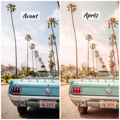 Avant après presets lightroom