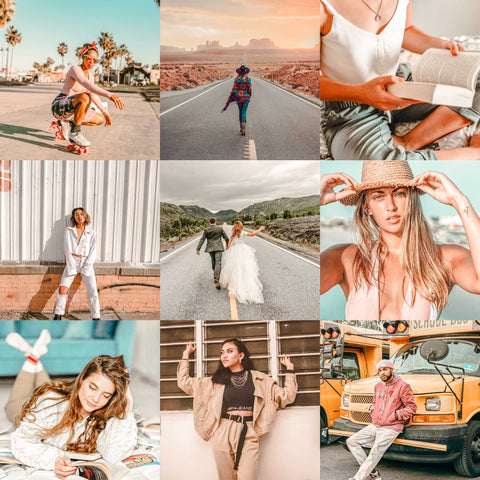 Joli feed instagram avec presets lightroom