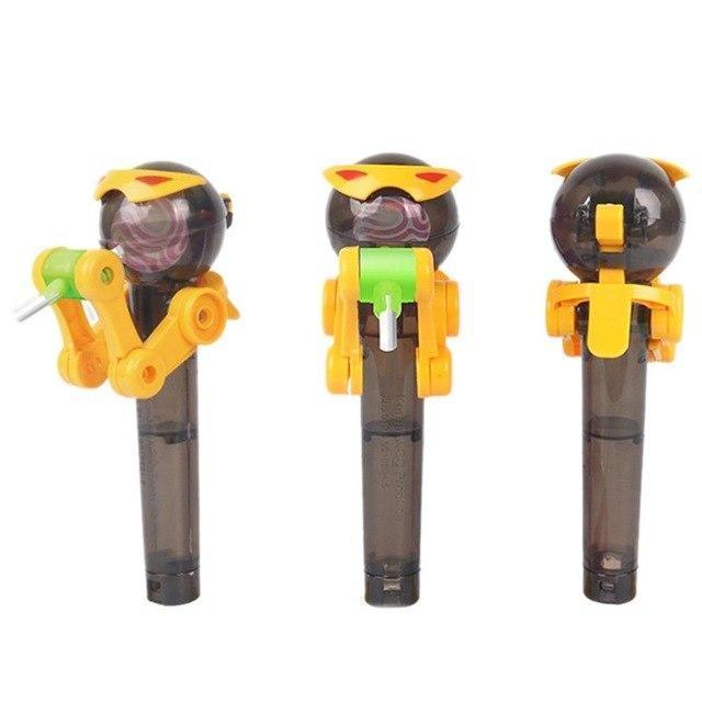 robot lollipop holder