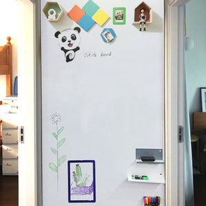 Organono Office White Board and Black Chalk Board Sticker Erasable Self Adhesive Wallpaper - 2M
