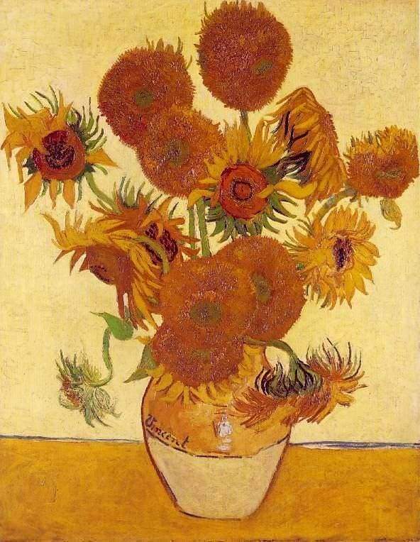 Paint by numbers - Van Gogh Orange Sunflowers – usa.figuredart