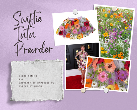 Floral tutu preorder 