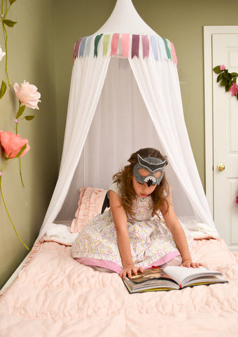 canopy girls bed