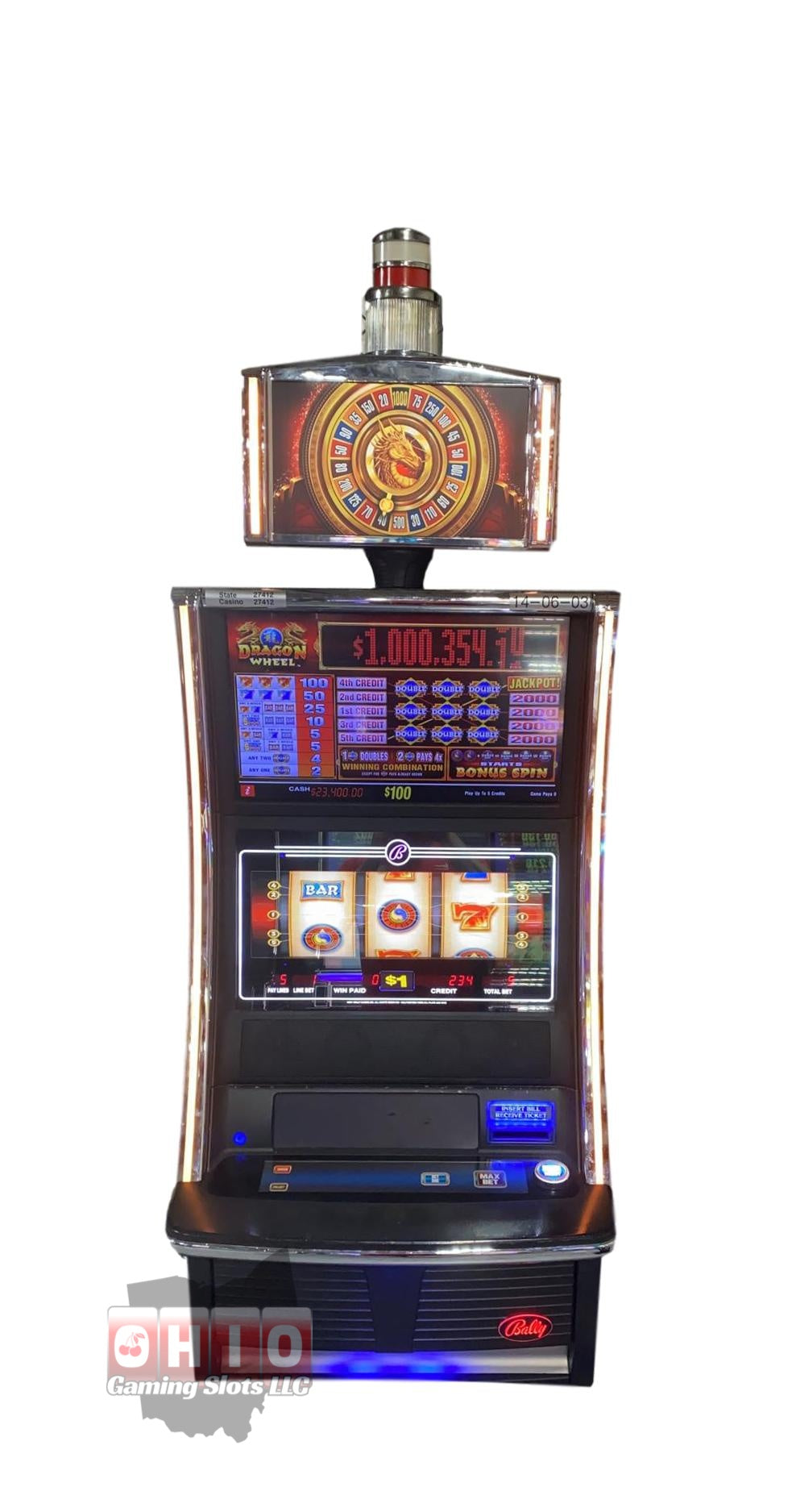 bally alpha winning times slot machine