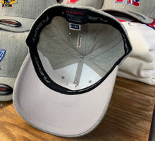 Load image into Gallery viewer, Flex-Fit Hat with a Northstars crest / logo $39 (Heather)

