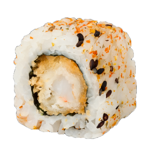 Laminas de aguacate tempura, ensalada surimi con topping de pescado  crocante y salsa dragón 🐉. ¿Querias una excusa para comenzar la…