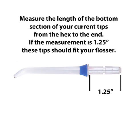 waterpik tip connection length