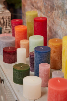 Mottled Pillar Candles  Candle Making Techniques