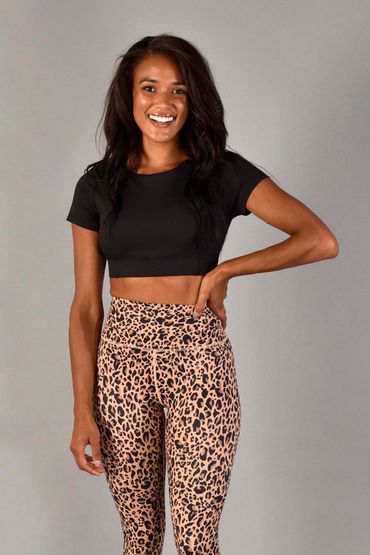 Aqua Leopard Eco Ultra High Waist Leggings with Pockets – Carra