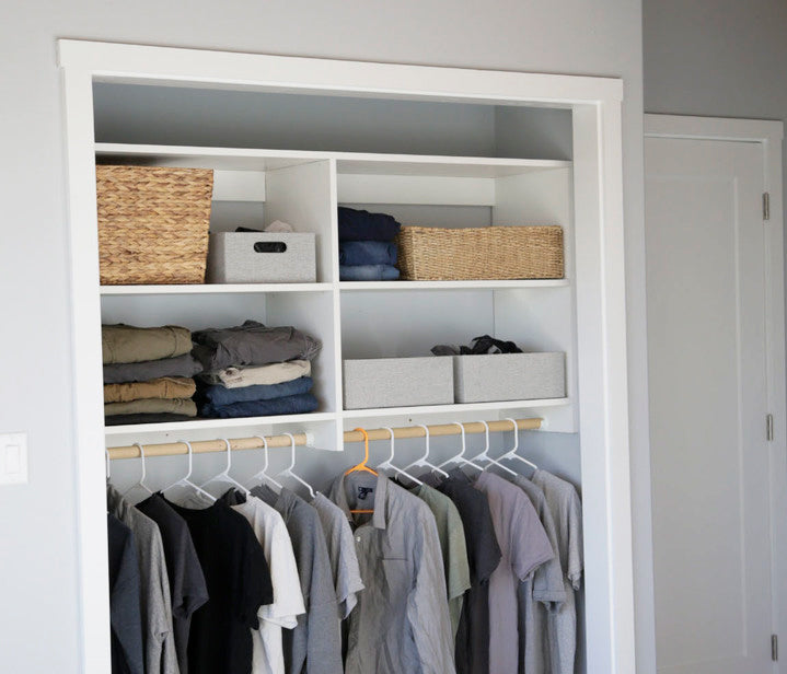 closet organizer easy reach more shelves
