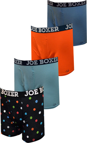 Joe Boxer Yellow Licky and Blue Woven Cotton 3 Pack Boxers –