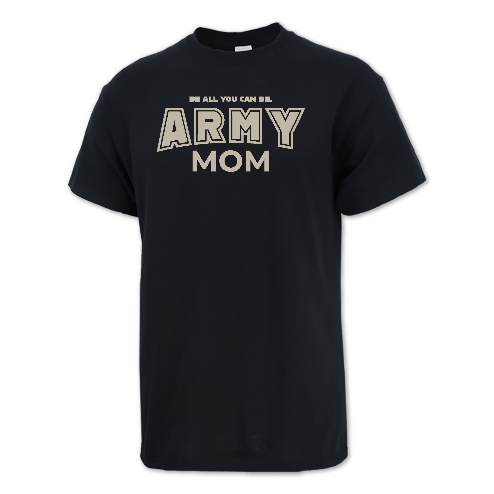 Army Mom T-Shirt (Black) - Army Gear product image