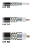 LMR400 Type Equivalent Low Loss Coax Cable - 40 Feet - RP TNC Female - TNC Male