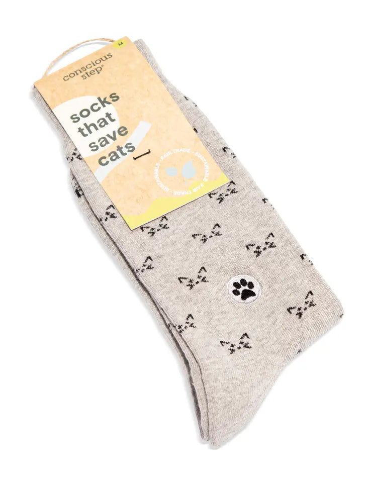 Socks That Save Cats - Gray