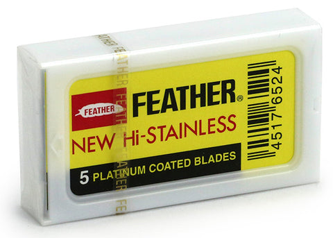 Feather double edge razor blades