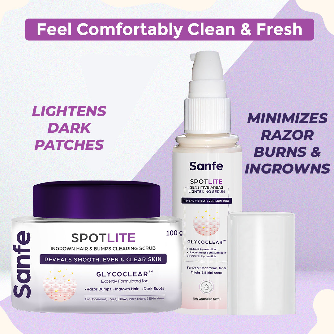 Sanfe Spotlite Sensitive Areas Body Scrub For Dark Underarms